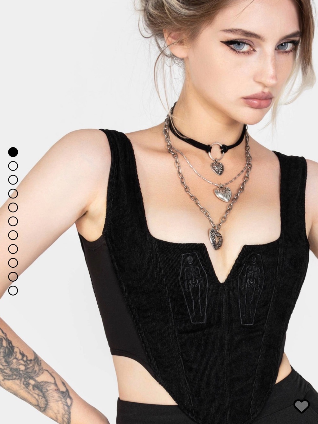 Disturbia Immortal Split Corset